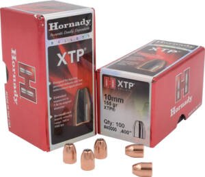 HORNADY BULLETS 10MM .400 CAL - 155GR XTP 100CT 25BX/CS