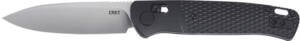 CRKT COUNTERPART 3.38" PLAIN - EDGE BLACK CROSSBAR LOCK