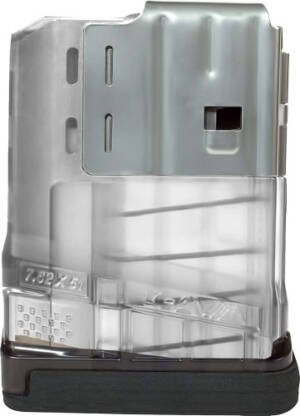 LANCER MAGAZINE L7AWM SR-25 - 7.62X51 10RD TRANSLUCENT CLEAR