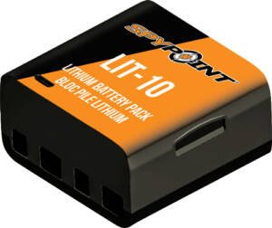 SPYPOINT LITHIUM BATTERY PACK - AND CHARGING CORD 3.7VOLT