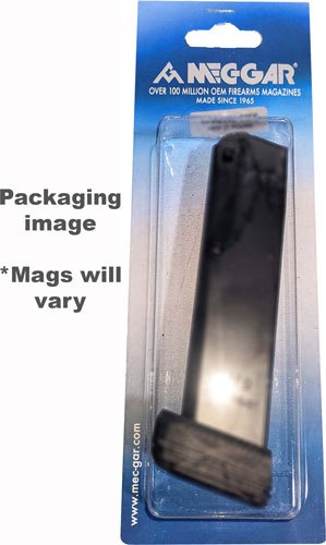 MEC-GAR MAGAZINE RUGER P85/89/ - 93/94/95/PC9 9MM 17RD NICKEL - Image 2