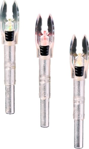 NOCKTURNAL SHIFT LIGHTED NOCK - UNIVERSAL RED/GREEN STROBE 3PK