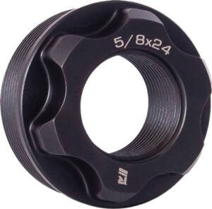 RUGGED SUPPRESSORS FIXED MOUNT - OBSIDIAN 1/2X36