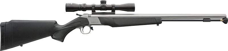 CVA WOLF V2 PACKAGE 50CAL 24" - 3-9X32 STAINLESS/BLACK