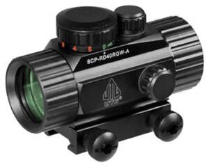 UTG RED DOT 4.0 MOA DOT 38MM - WITH INTEGRAL MOUNT