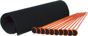 GSS SMALL RIFLE ROD KIT 10 ORG - RIFLE RODS .22 CAL 19"X15"