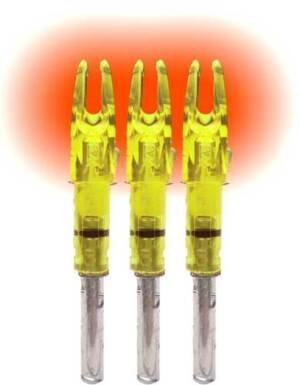LUMENOK LIGHTED NOCK - SIGNATURE SERIES HD ORANGE 3PK