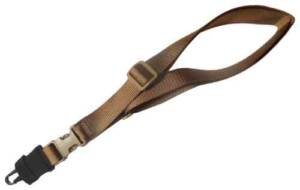 TAC SHIELD SLING SINGLE POINT - CQB TACTICAL HK HOOK COYOTE