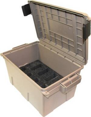 MTM TACTICAL MAGAZINE CAN - DARK EARTH HOLDS 9 AK-47 MAGS