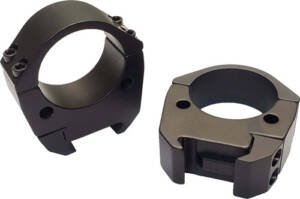 TALLEY RINGS 1" MEDIUM MODERN - SPORTING RIFLE BLACK