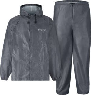 FROGG TOGGS RAIN SUIT MENS - ULTRA LITE 2 LG CARBON BLACK