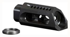 YHM SLANT MUZZLE BRAKE/COMP - 5.56MM FOR 1/2X28 THREADS