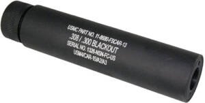 GUNTEC AR10 SLIP OVER FAKE - SUPPRESSOR BLACK