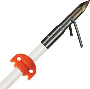 AMS BOWFISHING FIBERGLASS - ARROW CHAOS POINT WHITE W/SS - Image 2
