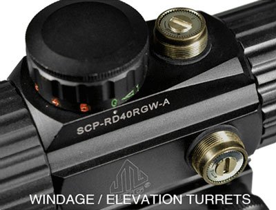 UTG RED DOT 4.0 MOA DOT 38MM - WITH INTEGRAL MOUNT - Image 5